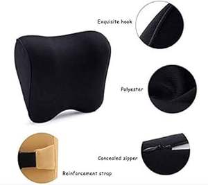 Oreiller d'appui-tête de bureau à domicile de voiture universel confortable d'une seule pièce nouveau matériau en mousse Installation facile - Product Image 4