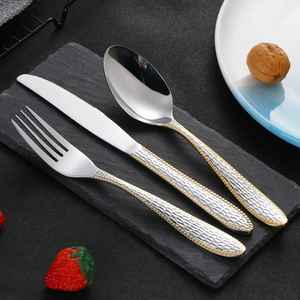 Juego de Cubiertos de Acero Inoxidable con Mango de Bambú, Cuchara, Tenedor y Cuchillo Ecológicos, Vajilla para Mesa, Utensilios de Cocina - Product Image 2
