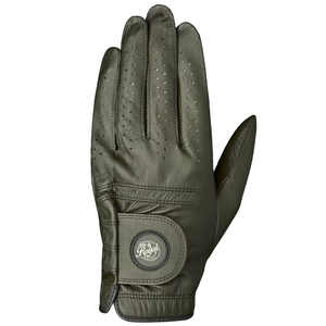 Guantes de golf de cuero Cabretta personalizados con logotipo privado, fabricante de gran venta, súper suaves, para mano izquierda o derecha, con parche de goma. - Product Image 2