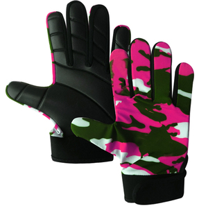 American football gloves for positions featuring high fingers breathable backhand and reinforced wrist strap for better control - Product Image 5