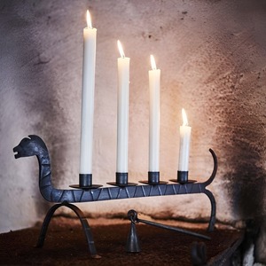 Durable Metal Candle Stand with <b>Black</b> Powder Coating Long-Life Christmas Holder at Low Rate From India - Product Image 3