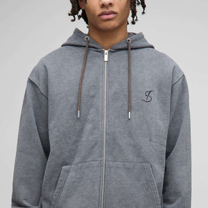 ชุดวอร์มซิปแบบสั่งทำพิเศษสำหรับผู้ชาย ขายดี ทรงเข้ารูป ผ้าฝ้าย/โพลีเอสเตอร์ ไซส์ใหญ่ ชุดวอร์มซิปแบบหลวมสำหรับผู้ชาย - Product Image 3