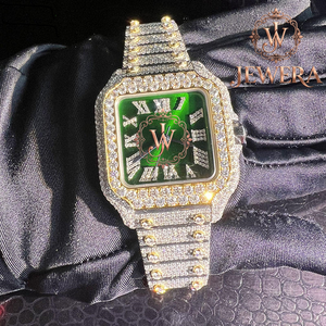 Reloj Mossinate de Lujo, Alta Calidad, Acero Inoxidable, Cristal, Diamantes, Movimiento Mecánico, Correa Ajustable, para Hombre y Mujer, Oficina, Fiesta - Product Image 5
