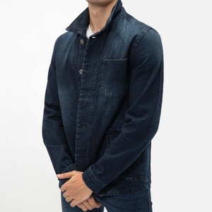 Chaqueta de Motociclista de Mezclilla Personalizada para Hombre, 100% Algodón Orgánico, Ecológica, Impermeable, Cortavientos, Forrada con Polar Cálido para Invierno - Product Image 2