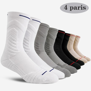 Comfortable Solid Color Spring Sports <b>Socks</b> <b>High</b> Quality Breathable Quick Dry Customizable Body Football Basketball <b>Knee</b> <b>Socks</b> 2 - Product Image 2