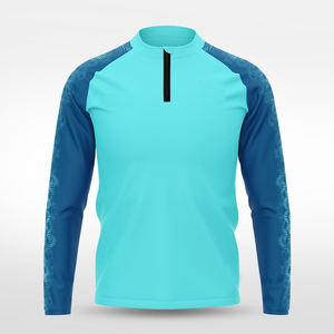 Chaqueta Deportiva Casual para Hombre, Ligera, de Nailon/Poliéster, con Cierre de 1/4, Sublimación y Diseño Personalizado - Product Image 5