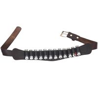 Bandolier en cuir de vachette pour cartouches de fusil, avec ajustement confortable