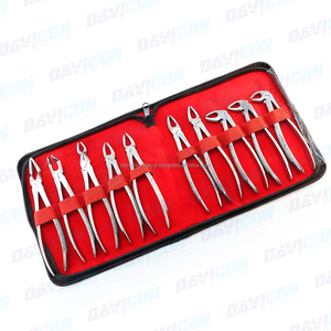 Pinces dentaires pour extraction de dents chez l'adulte, ensemble d'instruments dentaires de 10 pièces, adapté aux dents d'adulte. - Product Image 5