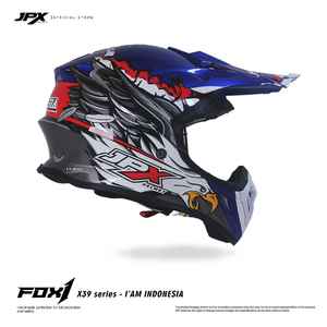 El casco JPX Fox1 Motif X 39 Supermoto Cross ofrece una protección superior y un estilo audaz para la mejor experiencia de motocross. - Product Image 3
