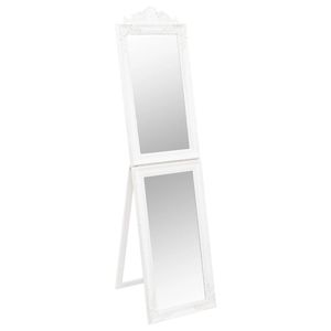 15.7 a specchio decorativo autoportante \ "x63 \" di colore bianco - Product Image 2