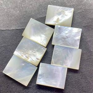 Matériau d'incrustation en nacre, carreaux de coquillage carrés, finition naturelle pour la décoration intérieure, projets faits à la main - Product Image 4
