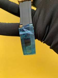 BOJ Plain R.O.L.E.X.72 Gold Tone Stainless Steel <b>Chronograph</b> Mechanical <b>Automatic</b> Movement Analog Rubber Belt Watch At Low Price - Product Image 4