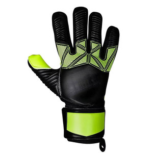 Daizen Star Football Goalkeeper <b>Gloves</b> Green <b>Black</b> <b>Latex</b> Material Full Finger Non Slip Breathable Waterproof Adjustable Hook - Product Image 2