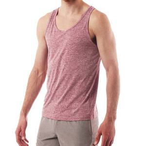 Wholesale Custom Logo <b>Men's</b> Sleeveless Sports Tank Top Solid Color Quick Dry Breathable Running Gym <b>Training</b> <b>Vest</b> - Product Image 2