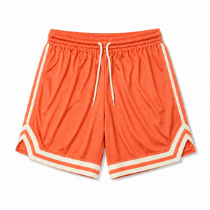 Shorts de basketball en polyester mesh de haute qualité, personnalisés avec logo imprimé, vente en gros, grandes tailles, sublimation, unisexe, été - Product Image 5