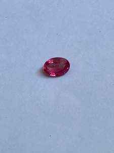 สปิเนลธรรมชาติทรงรีสีชมพูแดง 4.50x6.50 มม. 0.65 กะรัต พลอยหลวมสำหรับทำเครื่องประดับสำหรับผู้หญิง แหวนและจี้ - Product Image 3