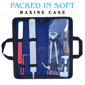 Kit d'outils professionnels pour fermeurs avec coupe-ongles pour poulets de ferme, pince à crins, râpe à crins, couteau à dégrossir les ongles, polisseur de crins courbé et outil de ramassage - Product Image 6