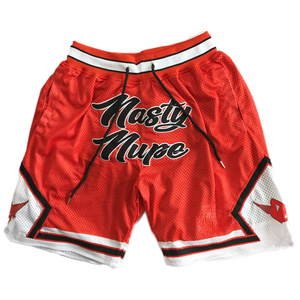 Pantalones Cortos de Baloncesto Estilo Urbano para Hombre, Personalizados con Sublimación Completa, 100% Poliéster Ecológico, Diseño Sólido con Cierre - Product Image 1