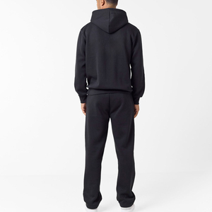 Cotton Fleece <b>Oversized</b> Drop Shoulder Pullover Hoodie <b>Jogger</b> Tracksuit Set Custom Streetwear for Men - Product Image 2