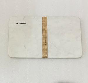 Planche à découper en terrazzo avec couteau, design moderne, planche à découper, plateau de service pour fromage, fait main, durable, compatible lave-vaisselle - Product Image 5