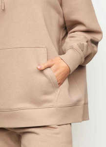 Ensemble de survêtement unisexe 100 % coton, marque privée, personnalisable OEM/ODM, 2 pièces, pantalon de survêtement à lacets et boutons, fabriqué au Pakistan - Product Image 2