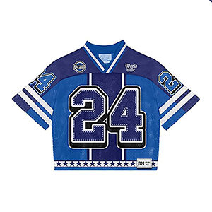 Nueva Camiseta Deportiva de Fútbol para Hombre, Diseño Degradado de Malla, Transpirable, con Estampado DTF, Servicio OEM - Product Image 1