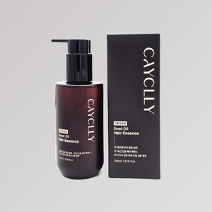 Traitement capillaire à l'huile d'olive, K-Beauty coréen, CAYCLLY Seed Oil Hair Essence 200ml, Fabriqué en Corée, soin à l'argan - Product Image 3