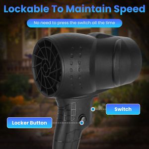 Mini Soffiatore per Foglie Senza Fili 130000RPM a Batteria con 2 Batterie da 3Ah per Soffiare Foglie, Neve, Polvere e Acqua - Product Image 6