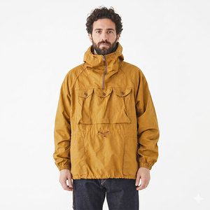OEM Custom Logo Unisex <b>Mandarin</b> <b>Collar</b> Long Japanese Hooded <b>Jacket</b> Autumn Winter Loose Fit Waterproof Embroidery Printed - Product Image 1