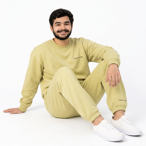 Ensemble survêtement pour homme, sweat-shirt à col rond violet et pantalon de jogging - Product Image 6