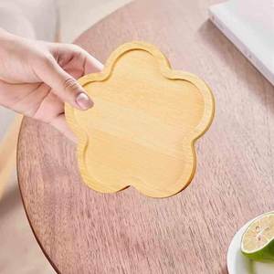 Juego de Posavasos Cuadrados de Madera Modernos y Duraderos Personalizados con Impresión Láser para Decoración de Mesa de Bebidas Personalizada al por Mayor - Product Image 6