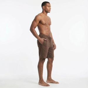 <b>Mens</b> Premium Cotton <b>Shorts</b> Drawstring <b>Elastic</b> Waist Soft Casual Outdoor Summer <b>Shorts</b> - Product Image 4