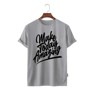 เสื้อยืดคอกลมแขนสั้นทรงเข้ารูปพิมพ์ลายกราฟิกสั่งทำได้ ผ้าคอตตอน 100% เนื้อหนา ใส่ได้ทั้งผู้ชายและผู้หญิง - Product Image 3