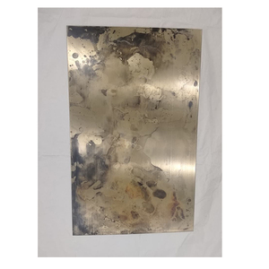 Custom Burnt Finish Stainless Steel <b>Plate</b> Heat Stained Industrial Metal Sheet Decorative Panel OEM <b>Surface</b> Treatment - Product Image 2