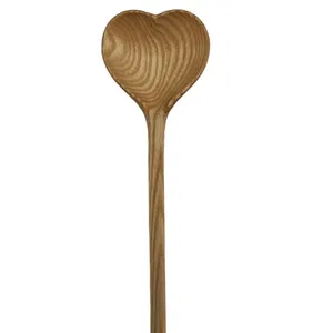 具有竞争力的价格长木勺木制台式勺子，设计独特-心形，批发自越南99黄金数据