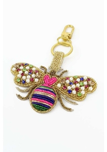 Porte-clés Animalier Perlé Multicolore Vibrant Brodé, Mini Breloque pour Femmes et Filles, Idéal Cadeau Festif et Souvenir - Product Image 2