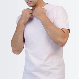 Camisetas personalizadas con cuello en V para hombre, manga corta, transpirables, cómodas, al por mayor, servicio OEM personalizado, camisetas para hombre - Product Image 5