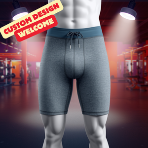 Shorts de sport en coton pour hommes, vêtements de sport confortables avec personnalisation OEM ODM - Product Image 2