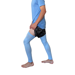 Manchons de compression longs pour les jambes en nylon et élasthanne, protection UV, pour softball et baseball, soutien du mollet et du genou, fabrication industrielle - Product Image 6