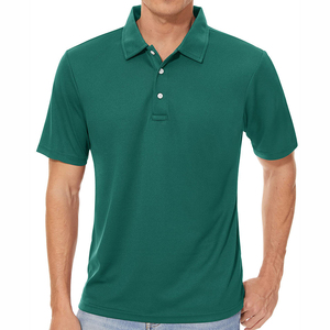 Whole Sale Customize Mens Green for <b>Shirt</b> <b>Half</b> Sleeve Solid Color Casual <b>Button</b> Down Jersey Fabric 100% Cotton 240g Regular Fit - Product Image 2