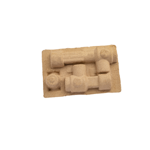 Custom Industrial Molded Pulp Tray Eco-Friendly Recyclable Biodegradable Packaging Made by Vina Green Pack - Product Image 1