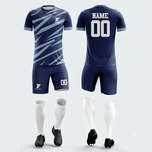 Nuevo Diseño al por Mayor, Uniforme de Fútbol Personalizado con Impresión Frontal, Ropa Deportiva para Equipos, Camiseta de Fútbol de Alta Calidad, Manga Corta, 100% - Product Image 1
