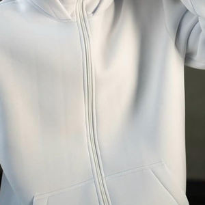 Sudadera con capucha de polialgodón con cremallera completa, ropa de invierno a la moda, ropa con capucha de gran tamaño, ropa informal premium, ropa personalizada - Product Image 6