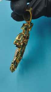 Colgante de Dragón Increíble de Plata de Ley 925 con Diamantes de Moissanita VVS, Estilo Hip Hop de Dibujos Animados Totalmente Cubierto de Diamantes para Fiestas, Colgante para Hombres - Product Image 5