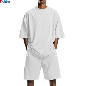 Conjunto Cómodo Unisex, Camiseta Holgada y Pantalones Cortos para Hombre, Nueva Colección de Verano, Conjunto Deportivo Personalizado para Hombre, Transpirable - Product Image 4