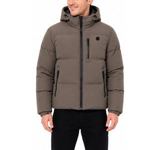 Nouvelle veste matelassée douce pour homme, style zippé intégral confortable pour les aventures en plein air, vestes d'hiver - Product Image 1