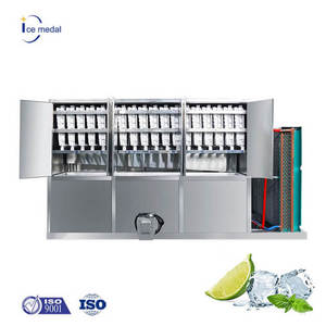 Máquina de Hielo Comercial Icemedal con Control PLC, Motor y Engranaje, Acero Inoxidable, Capacidad de 5 Toneladas, Refrigeración por Aire - Product Image 4