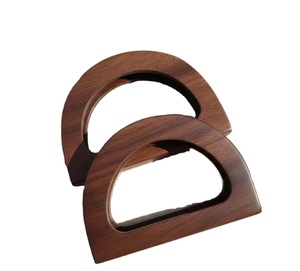 Asa Redonda de Madera Natural de Primera Calidad para Bolsos, Accesorios para Bolsos de Ganchillo DIY - Product Image 2