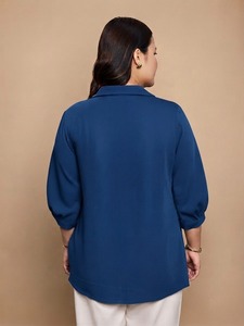 Camisa de algodón a la moda para mujer, cómoda y ligera, ropa casual elegante, proveedor mayorista de ropa de la India - Product Image 2
