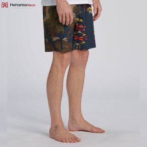 Short de bain d'été décontracté à séchage rapide pour hommes, taille moyenne, pantalon court classique pour hommes avec poche plus grande, service OEM de short de bain de plage - Product Image 4